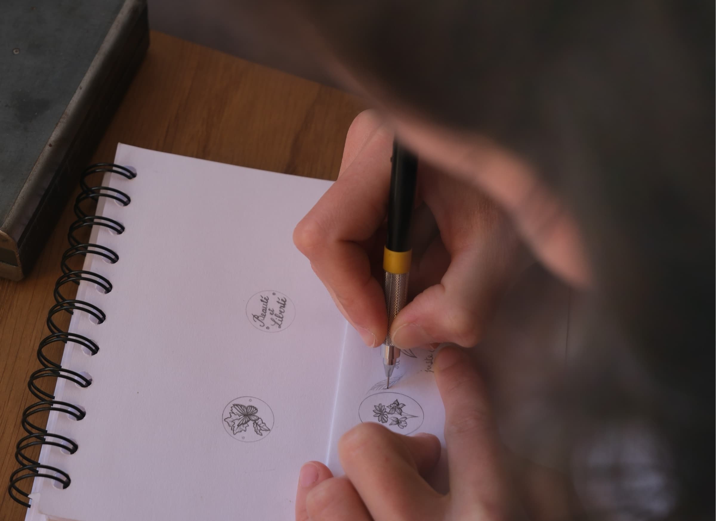 Croquis à l'atelier