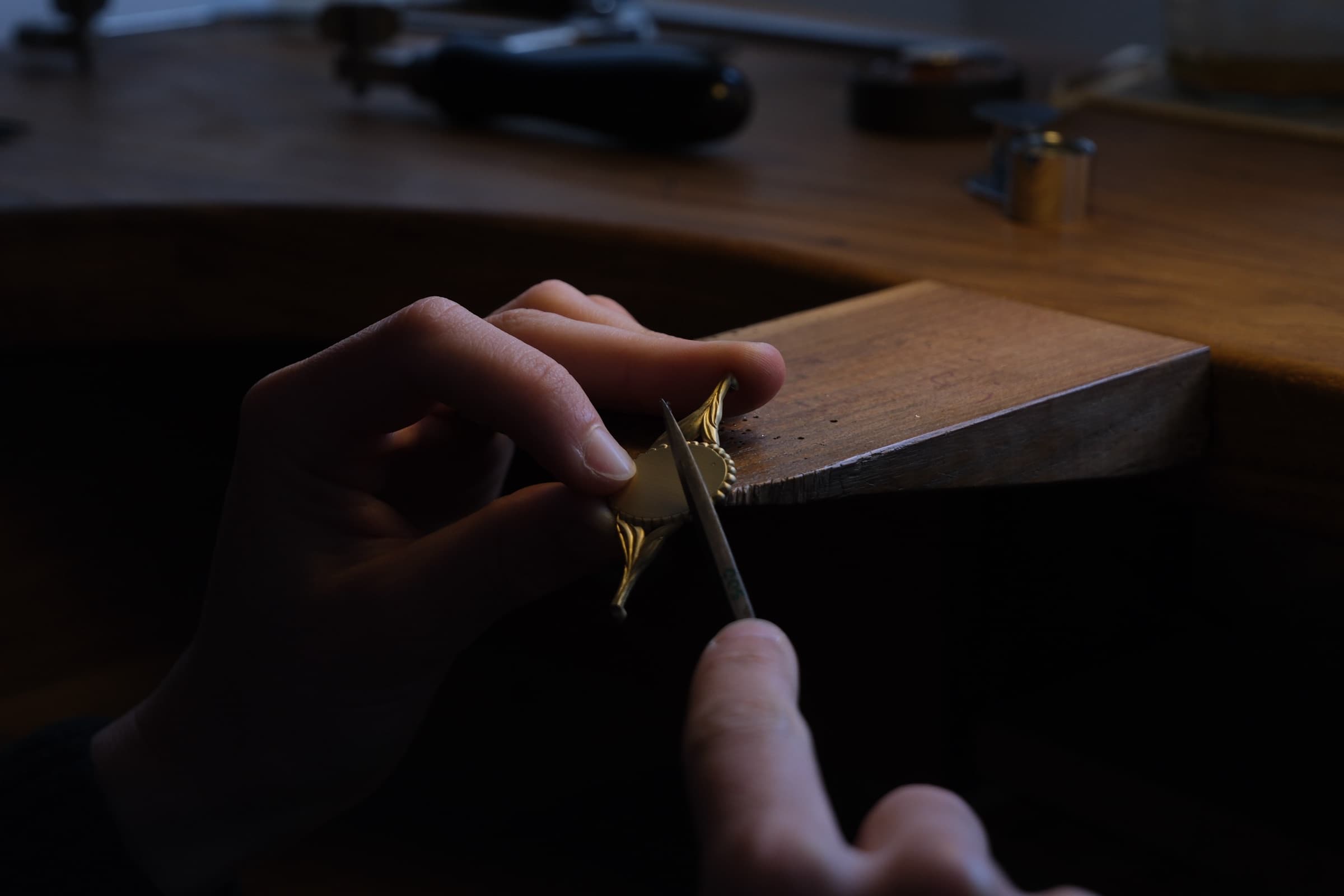 Gravure sur plaque de cuivre